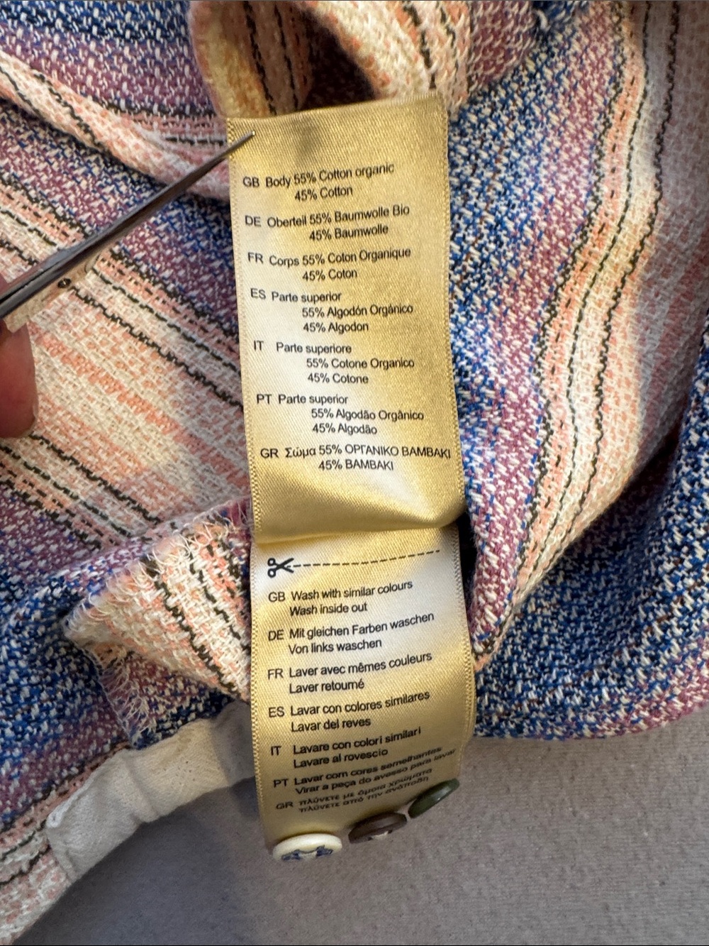 Scotch & Soda Stripe Shirt From TV Show “Yellowjackets” Wardrobe - Picture 7 of 8